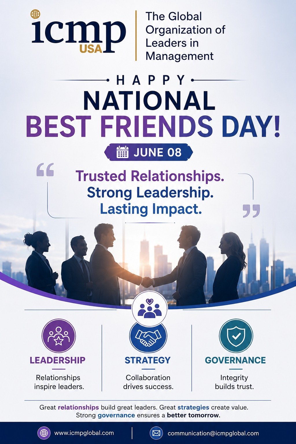 Happy National Best Friends Day 2026 - www.icmpglobal